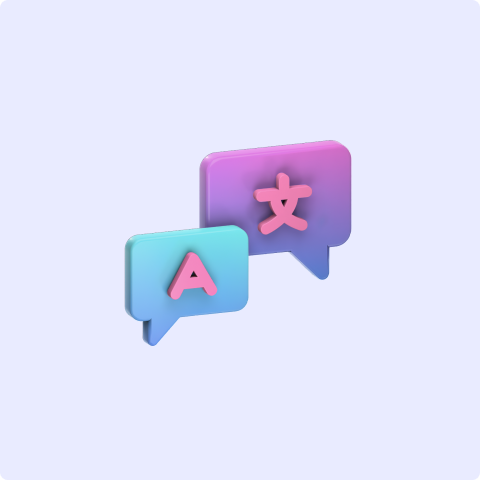 Multilingual support illustration